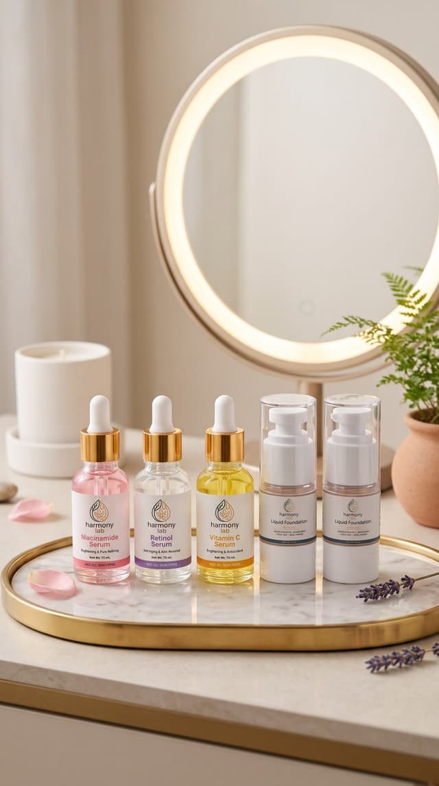 Serum set with sunscreen